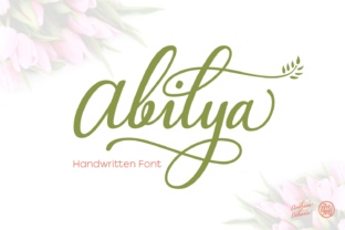 Abilya: An Elegant Script Font for Romantic Branding