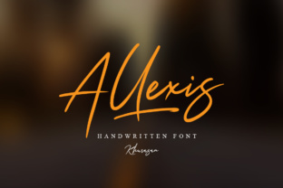 Allexis: A Script Typeface for Authentic Brand Identity