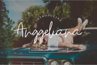 Anggeliana: A Handwritten Typeface for Modern Editorial Design