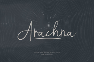 Arachna: The Signature Brush Script Font for Modern Crafters