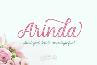 Arinda: A Handwritten Script Font for Romantic Campaign Design