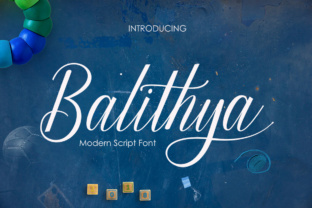 Balithya: An Elegant Script Font for Editorial Design