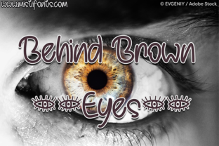 Behind Brown Eyes: A Script Font for Editorial Warmth