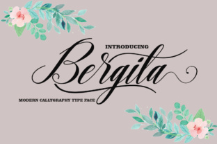 Bergita: A Modern Handwritten Typeface for Editorial Design