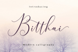 Bitthai: A Premium Script Amp Typeface for Handmade Brands