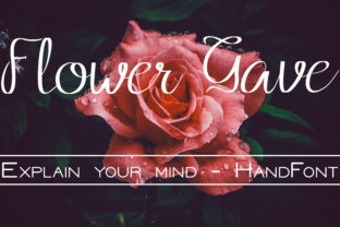 Flower Grave: A Handwritten Script Font for Editorial Design