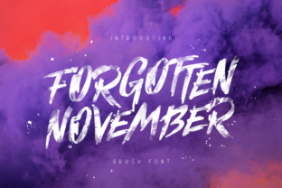 Forgotten November: A Handwritten Font for Polished Brand Identity