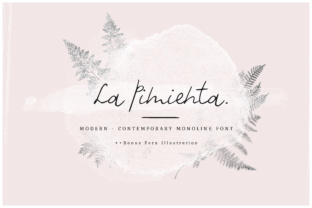La Pimienta: A Modern Script Typeface for Polished Brand Identity