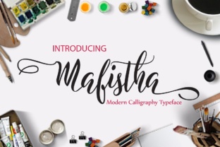 Mafistha: The Handcrafted Script Font for Modern Brand Identity