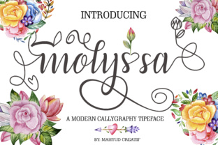 Molyssa: A Modern Calligraphy Script for Authentic Brand Identities