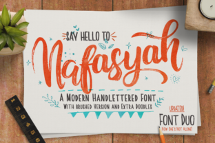 Nafasyah: The Perfect Hand-Lettered Typeface for Handmade Brands