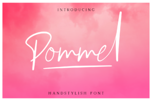 Pommel: A Handwritten Typeface for Editorial Elegance