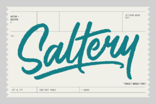 Saltery Typeface Review: A Fresh Brush Script for Modern Brands