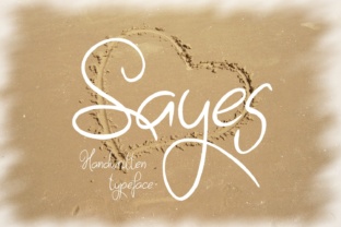 Sayes Typeface: A Handwritten Font for Authentic Brand Identity