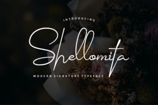 Shellomita: A Modern Script Typeface for Editorial Design