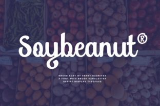 Soybeanut: The Friendly Script Typeface for Handmade Branding