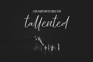 Tallented: Elevating Editorial Design with Romantic Script Typography