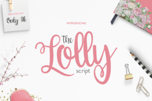 The Lolly: A Bold Script Font for Editorial Design