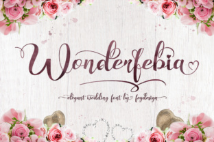 Wonderfebia: A Script Amp Typeface for Impactful Campaign Visuals